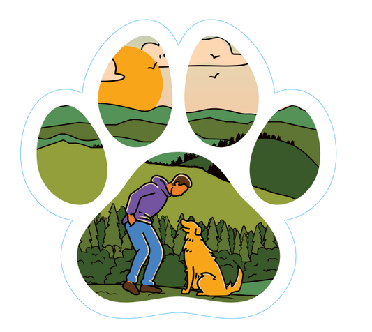 Pennsylvania Dog Dad Sticker - Toni Unleashed