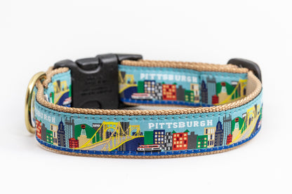 Pittsburgh Skyline Collars and Martingales